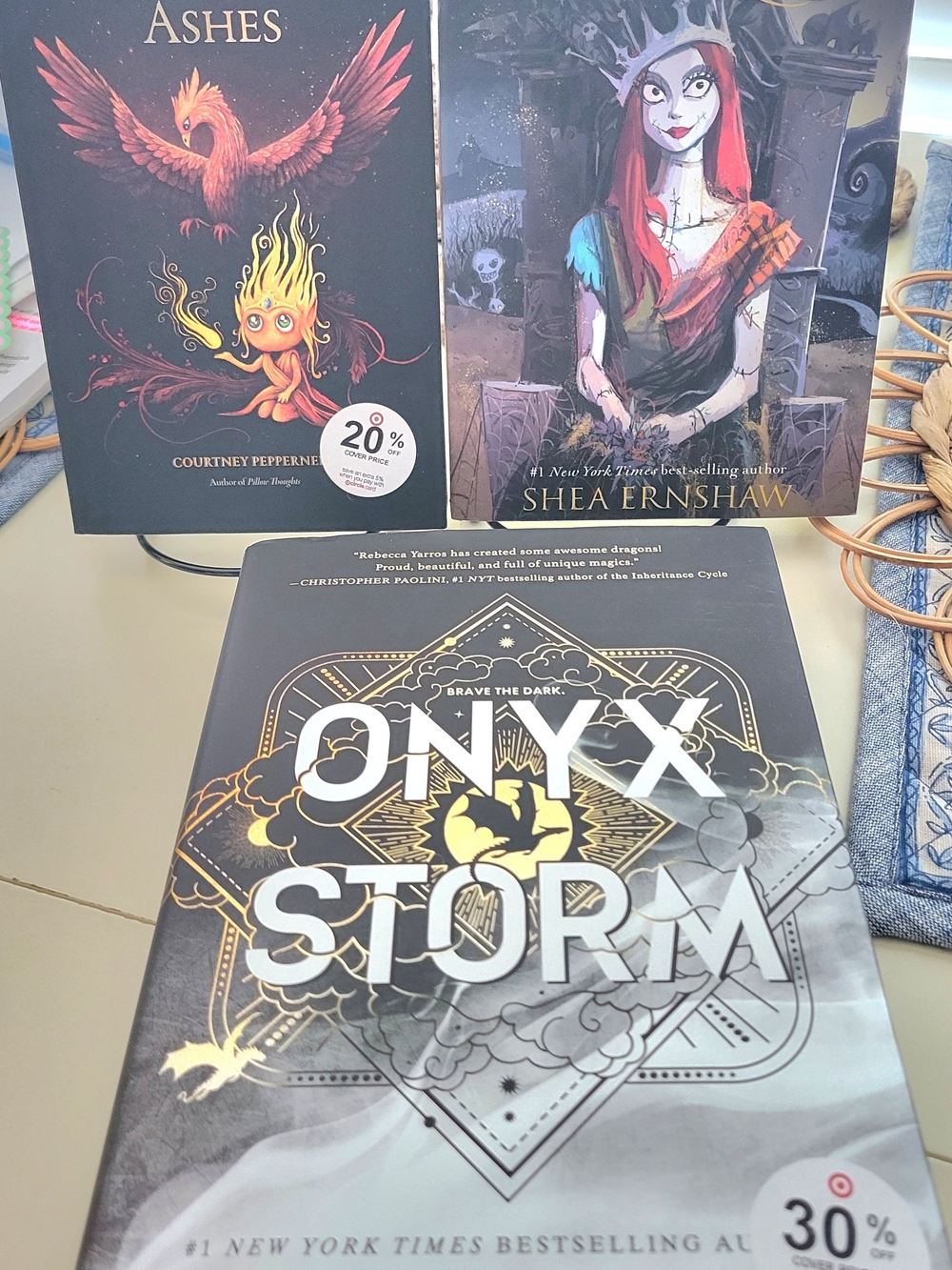 Brand New Book Bundle Including Onyx Storm Hardcover Book